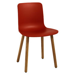 Vitra HAL Chair Orange / Light Oak